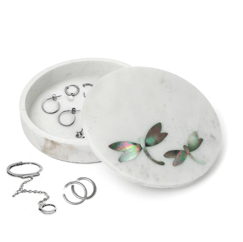 Decorative White Marble Box