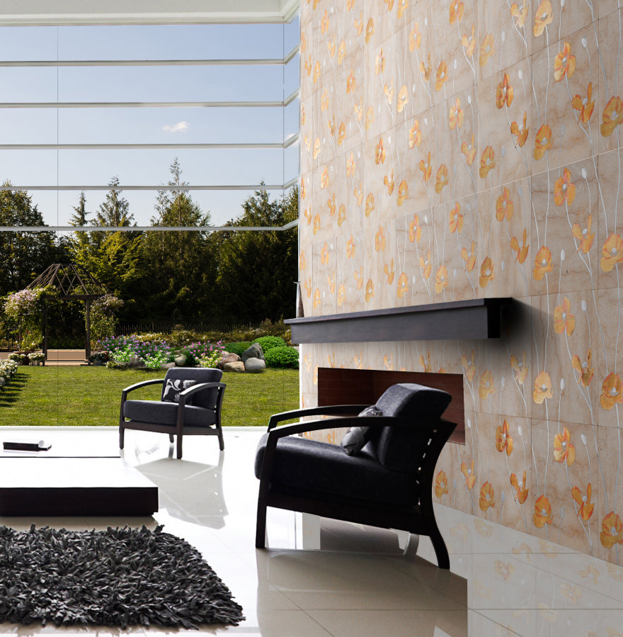 Inlay Tiles | Orvi Designer Wall Tiles | Metal MagicFlora | – ORVI