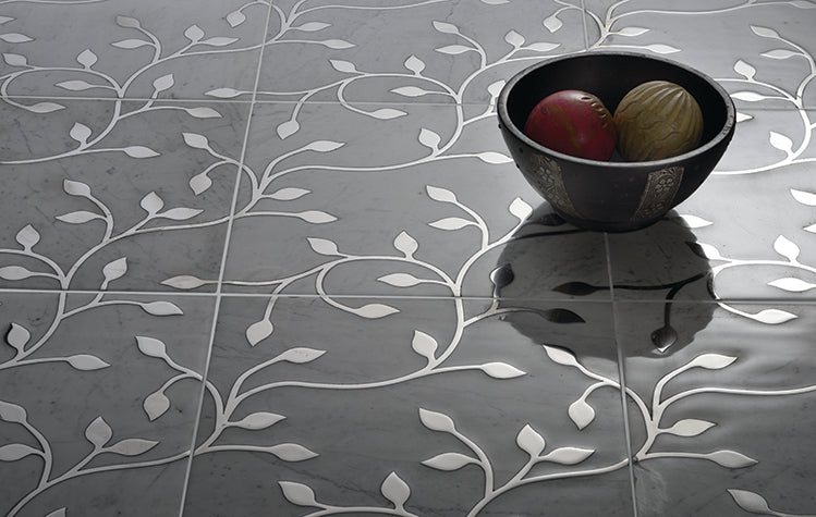 Inlay Tiles | Orvi Designer Wall Tiles | Metal MagicFlora | – ORVI