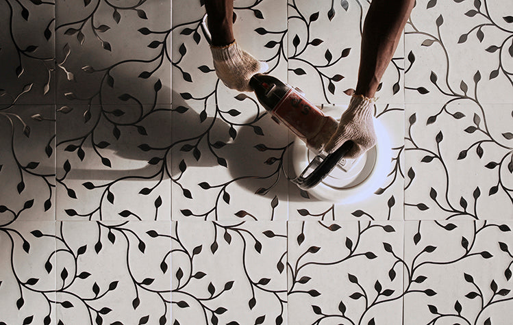 Inlay Tiles | Orvi Designer Wall Tiles | Metal MagicFlora | – ORVI