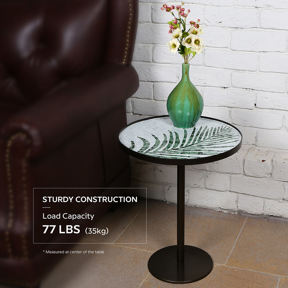 Glass Mosaic Side Table ORVI